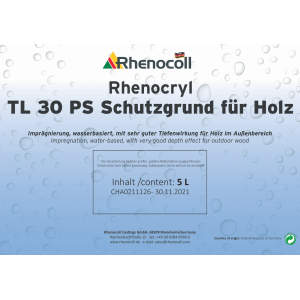 Rhenocryl TL 30 PS Schutzgrund für Holz